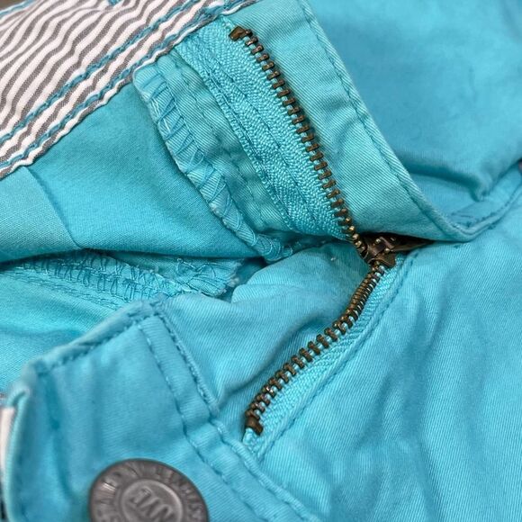 Aeropostale MIDI twill short womens sz 2 low rise stretch retro Y2K - Picture 7 of 12